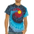 thumbnail image 2 of Wild Bobby, Silhouette Red Moon, Streetwear, Tie-Dye Tees, Evening Sky, Small, 2 of 3