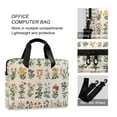 thumbnail image 4 of FORMRS 16" Laptop Bag Carrying Sleeve Case with Handle Travel Shoulder Briefcase, Red Floral, 4 of 8