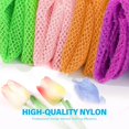 thumbnail image 4 of Esponja de baño UJFQBH African Net Long Net exfoliante x4 (morado, naranja, verde, rosa), 4 of 6
