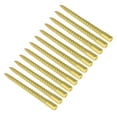 thumbnail image 4 of Twisted Long Candle, 12pcs Taper Decoration Metallic Twisted Candlestick Dripless  For Wedding Gold,Silver, 4 of 8