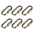 thumbnail image 6 of Uxcell 6mm Oval Shape Quick Link Screw Lock Chain Connector Bronze 6 Pack, 6 of 6