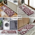 thumbnail image 6 of Red Floral and Petal Pattern Kitchen Rug Mat,Kitchen Runner Rugs Non Skid Washable,Decorative Kitchen Floor Mats for Kitchen,Sink,Laundry,17"x47.2", 6 of 7