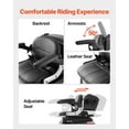 thumbnail image 5 of VEVOR Heavy Duty 3-Wheel Mobility Scooters for Seniors & Adults, 500lbs Capacity, 21.5 Miles 3-Speed Long Range, 1000W All Terrain Electric Recreational Scooter Wheelchair, 20° Max Climbing Capacity, 5 of 9