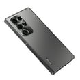 thumbnail image 2 of Dteck Metal Case for Samsung Galaxy S22 Ultra,Luxury Alloy Frame Slim Back Case Shockproof Magnetic Lock Cover for Samsung Galaxy S22 Ultra,Black, 2 of 7
