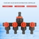 thumbnail image 2 of Distribuidor de agua de 4 vías Divisor de agua de jardín extraíble para riego de césped doméstico Hugtrwg Para estrenar, 2 of 8