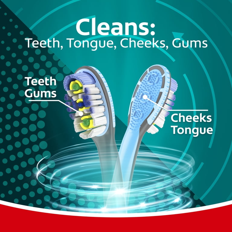 Colgate 360 Floss -Tip Sonic Powered Toothbrush - Soft 2 pk