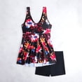 thumbnail image 7 of Enjoytime Tankini Swimsuits for Women Tummy Control 2 Piece Bathing Suit Floral Print Modest Swimwear with Shorts, 7 of 7