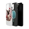 thumbnail image 2 of DistinctInk Tough Case for Apple iPhone 13 Pro MAX (6.7" Screen), Compatible with MagSafe Charging - Valentine's Day Pug, 2 of 6