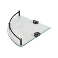 thumbnail image 3 of Bathroom Shelves, Bathroom Glass Corner Shelf Wall Mounted ,Tempered Glass Shelf for Storing Shower, 3 of 5