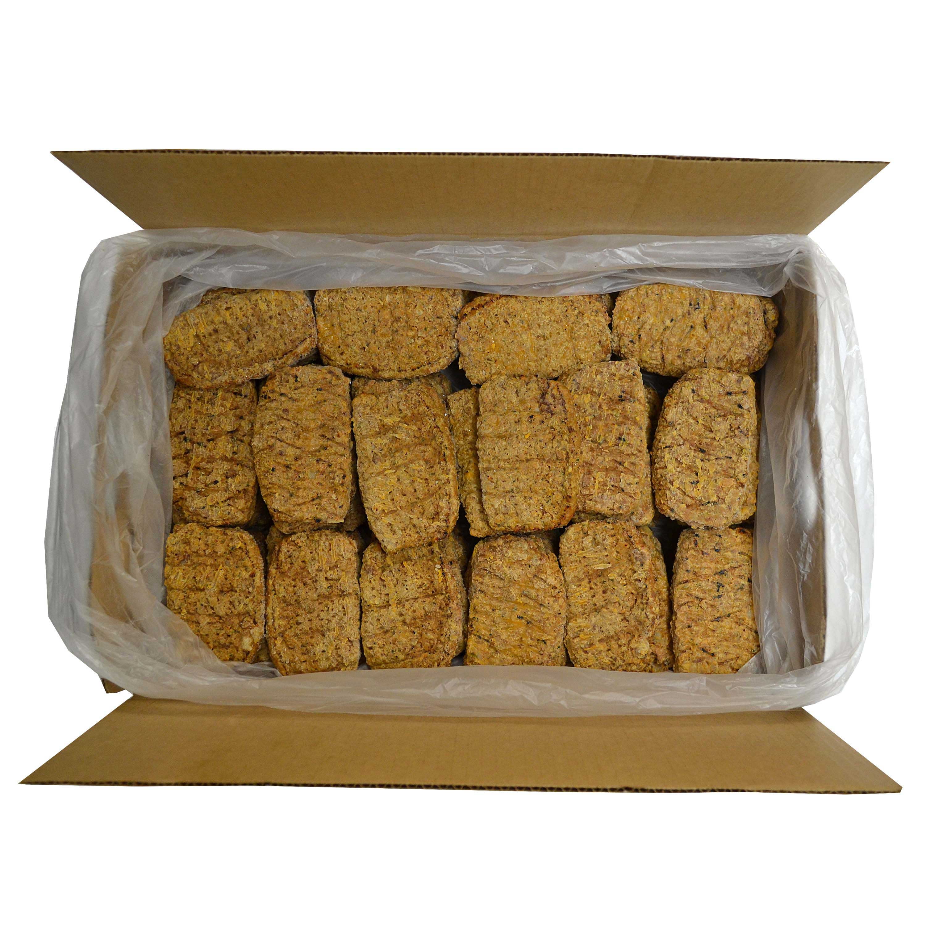 Kings Command Foods Country Style Cooked Meatloaf Slice, 3 Ounce - 80 per case.