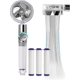 thumbnail image 1 of Hand Shower,water Saving Anti Limescale,360high Pressure Propeller,three Tier Filter,3 Replaceable Pp Cotton (silver), 1 of 5