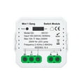 thumbnail image 2 of Home Tuya ZigBee Push Button Normal Switch Module Home Electrical Appliance 1 Gang Switch Control Module Mobilephone APP Remotely Control Compatible Alexa  Home Voice Control Needs, 2 of 7