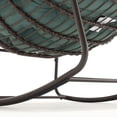 thumbnail image 4 of Comfortable Outdoor Rattan Rocking Chair with Padded Cushion Ideal for Front Porch, Living Room, Patio or Garden Perfect for Relaxation and Leisure Time Enjoyment, 4 of 9