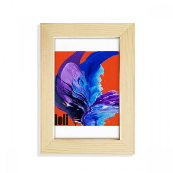 Twin Flames Surround Holi Day Desktop Display Photo Frame Picture Art Painting 5x7 inch