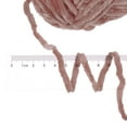 thumbnail image 6 of Uxcell 1 Skein Velvet Yarn Chenille Yarn 100g/3.5oz 87 Yards 6# Super Bulky Polyester Soft Blanket Yarn Pale Mauve, 6 of 7