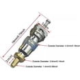thumbnail image 2 of LoonWear 20 Pack Air Conditioning Valve Core A/C R22 R12 R410 Refrigeration Valve Cores Stem High Pressure Copper Replacement for Car Home Auto Air Condition System HVAC, 2 of 5