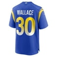 thumbnail image 3 of Men's Nike Josh Wallace  Royal Los Angeles Rams Game Jersey, 3 of 6