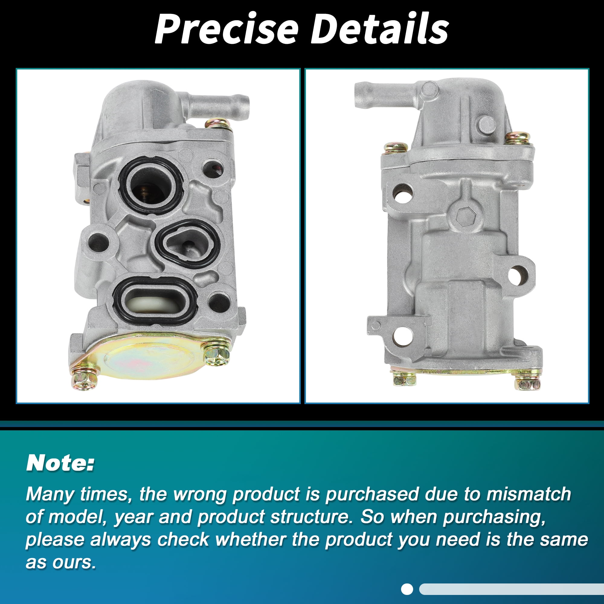 Unique Bargains Fast Idle Air Control Valve IACV for Honda CR-V 1997-2001 2.0L Idle Air Control Valve for Honda Accord 1994-1997 2.2L Replace No.16500-P0A-A00/16500-P0A-A01