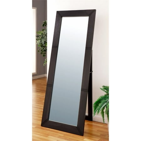 furniture of america chancy floor mirror in cappuccino walmart com furniture of america chancy floor mirror in cappuccino walmart com