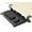 Black, variant on VIVO Black Small Clamp-on Computer Keyboard and Mouse Under Desk Slider Tray