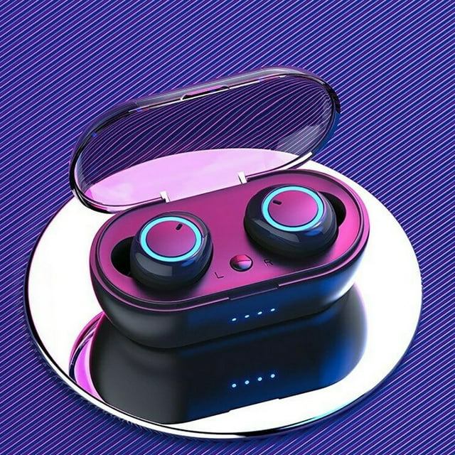 Xihbxyly Ofertas Prime de Hoy Auriculares Inalámbricos Bluetooth 5.0 Mini In Ear Gran Capacidad