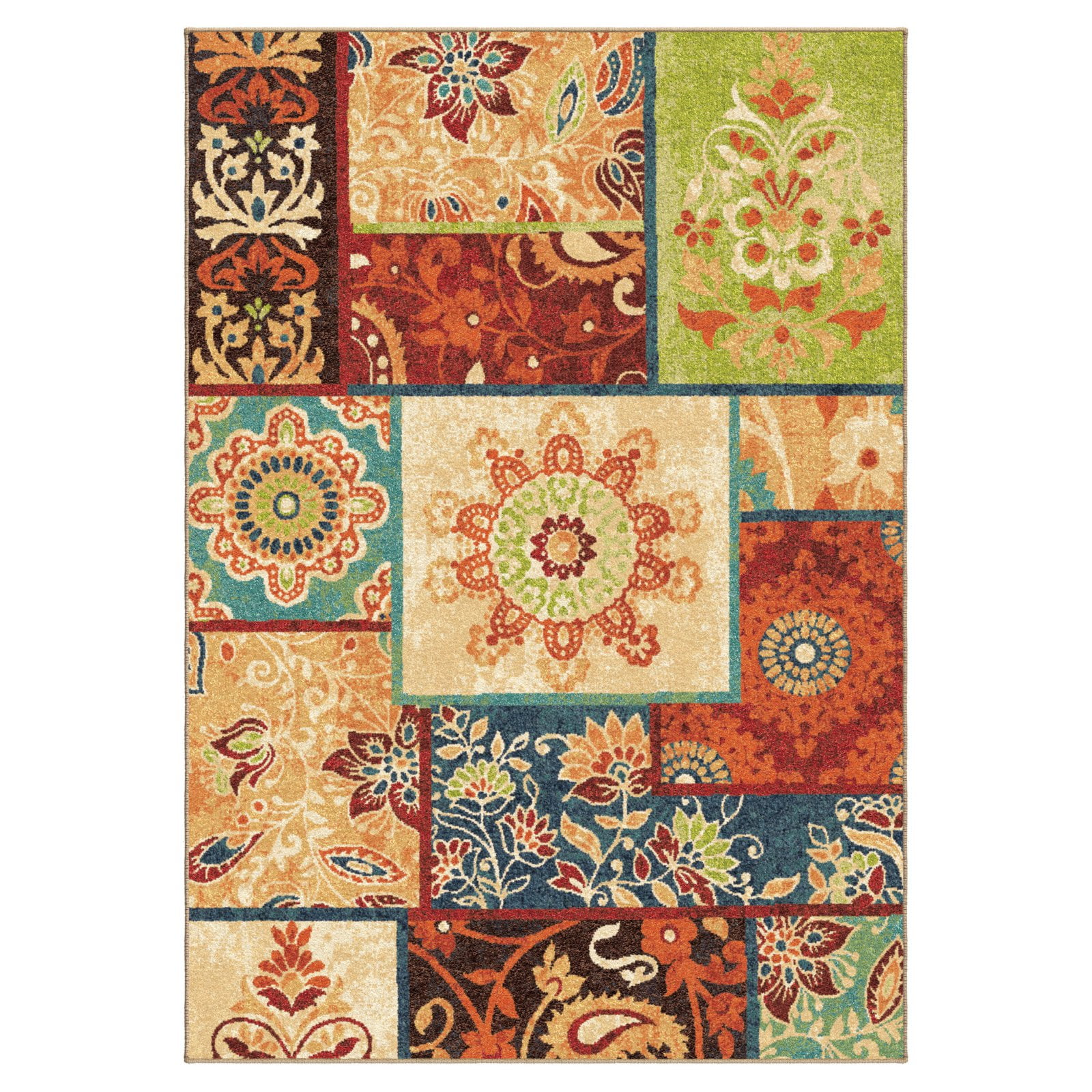 Orian Rugs Paisley Patchland Area Rug