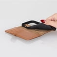 thumbnail image 6 of iPhone 13 Pro Max Flip Cover Full Grain Leather Wallet Case with Kickstand Feature, 6 of 31