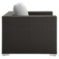 thumbnail image 2 of Ergode Sojourn Outdoor Patio Sunbrella Armchair - Canvas Gray, 2 of 4