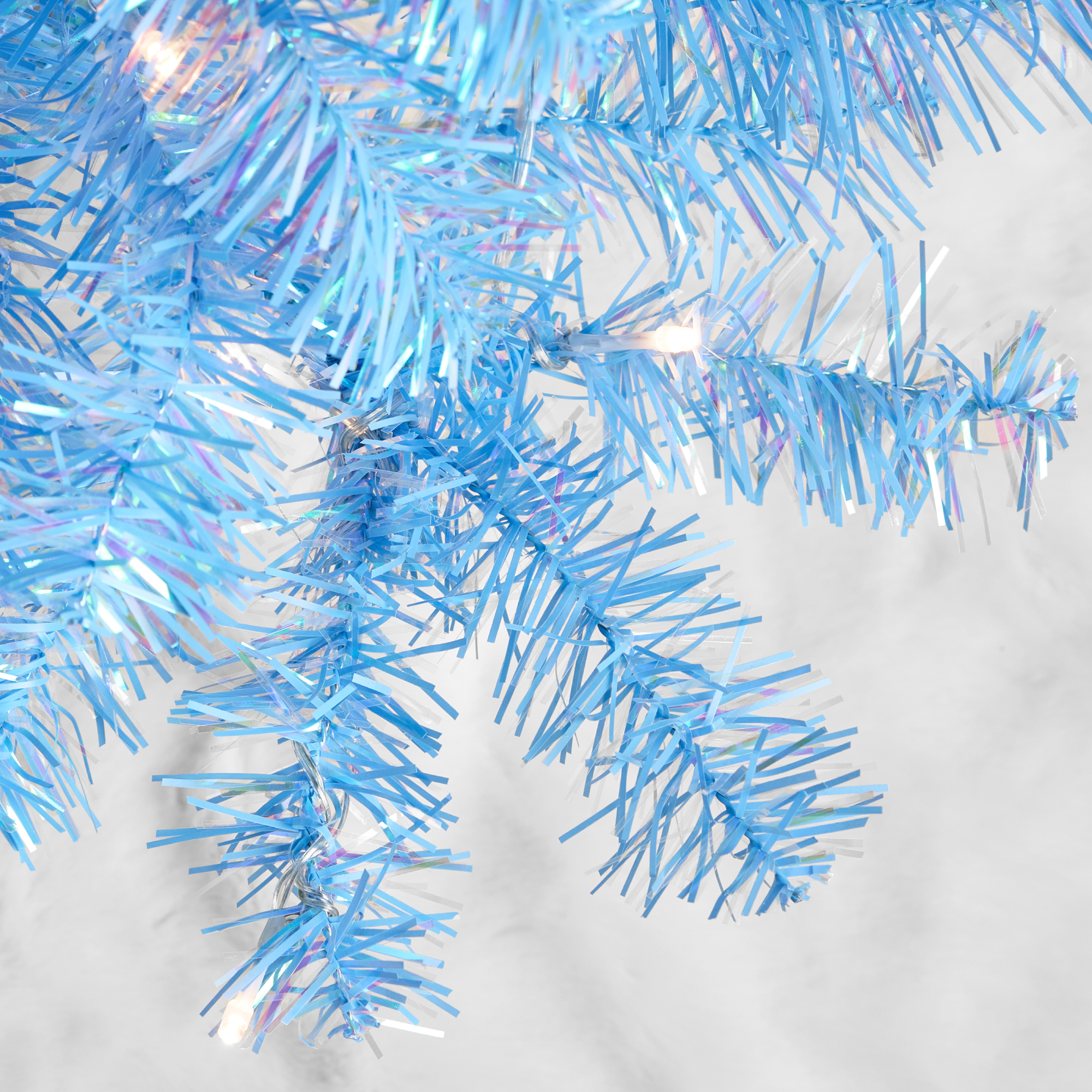Best Choice Products 4ft Pre-lit Colored Christmas Tree, Artificial Tree Holiday Decor w/ LED Lights -Baby Blue