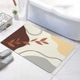 thumbnail image 1 of Mid Century Modern Diatomaceous Earth Bath Mat - Abstract Boho Rubber Non Slip Quick Dry Super Absorbent Washable Aesthetic Art Bathroom Rugs Fit Under Door（Rectangle,27*17 inch）, 1 of 5