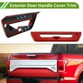 thumbnail image 3 of Cubierta de manija de puerta exterior Unique Bargains para Ford F150 2015-2020, rojo, ABS, 1 pieza, 3 of 7