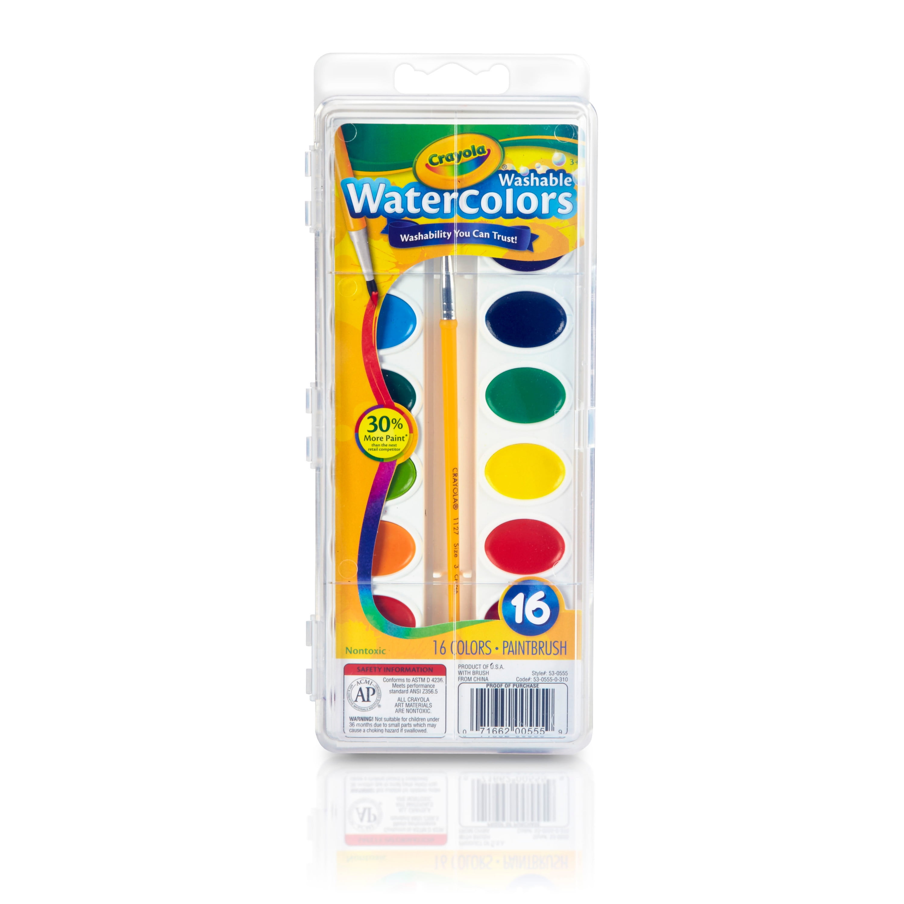 Paint Set For Kids Crayola Washable Watercolors 