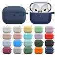 thumbnail image 2 of Silicone Earphone Case for AirPods 1/2 Cover Case Wirless Headphones Earbuds For Airpods pro2 Case with Case Bag PURPLE For Airpods1 2, 2 of 6