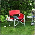 thumbnail image 2 of Picnic at Ascot 463-R Folding Sports Chair with Table and Organizer - Red, 2 of 3