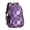 Geometric Flower and-1, variant on Daisy Pioneer Flower Black Pattern Backpack for School, Cute School Bag with Adjustable Shoulder Straps and Padded Back, 16.9"x12.6"x5.9"