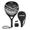 thumbnail image 1 of CAMEWIN Raqueta de Pádel con Funda de Pádel Profesional con Superficie de Fibra de Carbono y Núcleo de Espuma Flexible de Memoria EVA para Principiantes con Cubierta, 1 of 8