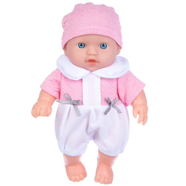 Reborn Baby Girl Doll Toy Cloth Body Relleno Realista Baby Doll Set Niños Regalo JShteea El nuevo