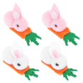 thumbnail image 4 of Here's a refined and professional product description based on your input:\n\n \n\n**4PCS Cartoon Plush Rabbit Hairpins – Durable Non Slip Bunny Hair, 4 of 5