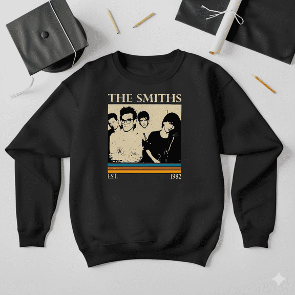 The Smiths Vintage Album Music Band Retro Graphic Sweatshirt V41450, up to size 5XL