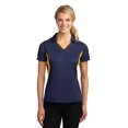 thumbnail image 1 of Sport-Tek® Ladies Side Blocked Micropique Sport-Wick® Polo. LST655 deporte-tek LST655, 1 of 1