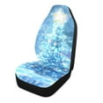 thumbnail image 4 of ALAZA Blue Christmas Tree Car Seat Covers 2 PCs Universal Auto Front Seats Interior Protector, 4 of 7