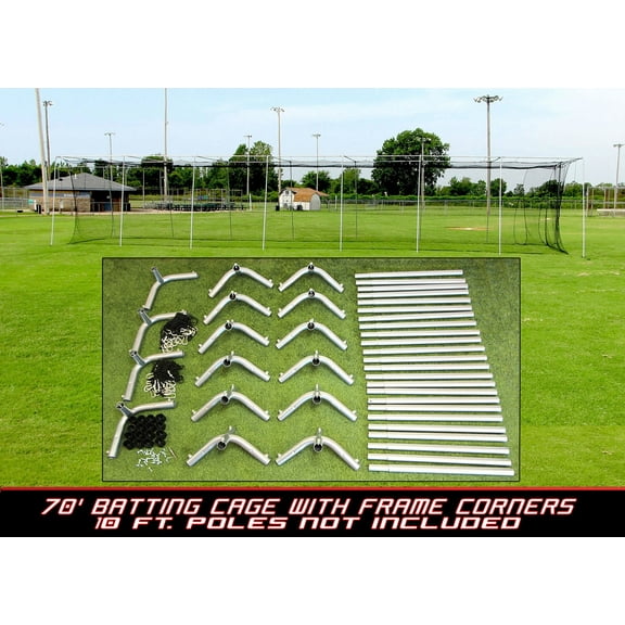 Cimarron 70x14x12 #24 Batting Cage & Frame Corners