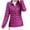 Purple, variant on LEAVINGSUO Womens Coats Womens Tops Womens Fashion Clearance Fashion Womens Coat Outwear Keep Warm Long Sleeve Ladies Tops