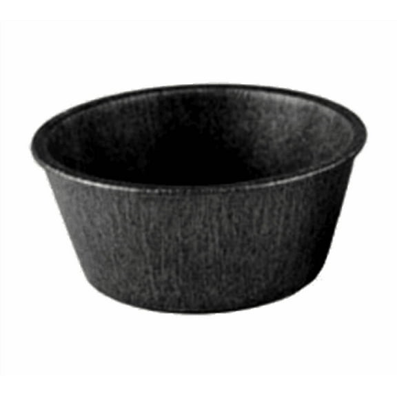 A-to-Z Supply 289-HS-HS1014-CH Ramekin, 2.5 oz, Microwaveable and Dishwasher Safe, Polyethylene, Charcoal, 2-1/4" Dia x 1-1/4" Deep, Ideal for Condiments and Small Dishes, Pack of 48