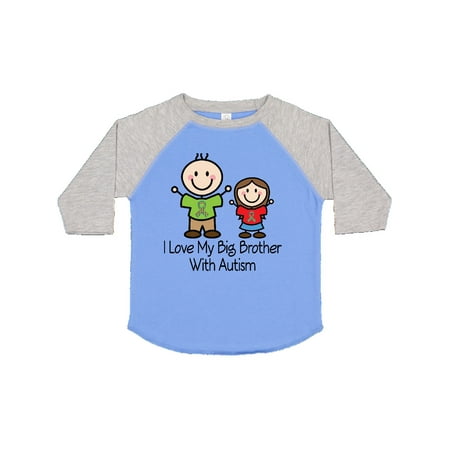 

Inktastic I Love My Brother with Autism Gift Toddler Toddler Girl T-Shirt