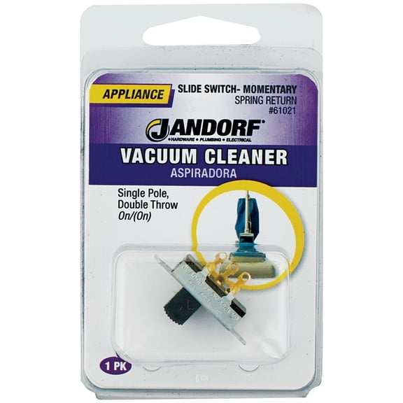 Jandorf 61021 Momentary Slide Switch, SPDT, Tab Terminal, 3 A, 125 V