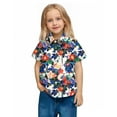 thumbnail image 5 of OGLCCG Boys Hawaiian Shirts Short Sleeve Summer Beach Button Down Aloha Luau Shirts for Kids Casual Tropical Shirt with Pocket 2-15 Years, 5 of 7