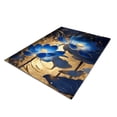 thumbnail image 1 of braveheart Add Style To Office Designer Chair Mat For Hard Floors Middle Layer Forms B lue     Lotus 80*120（cm）, 1 of 6
