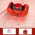 thumbnail image 3 of Emibele Preserved Rose Flower with Heart Necklace, Eternal Flower Rose Box for Her Women Wife Grandma Anniversary Birthday Romantic Valentines Mothers Day Gifts, Red, 3 of 10
