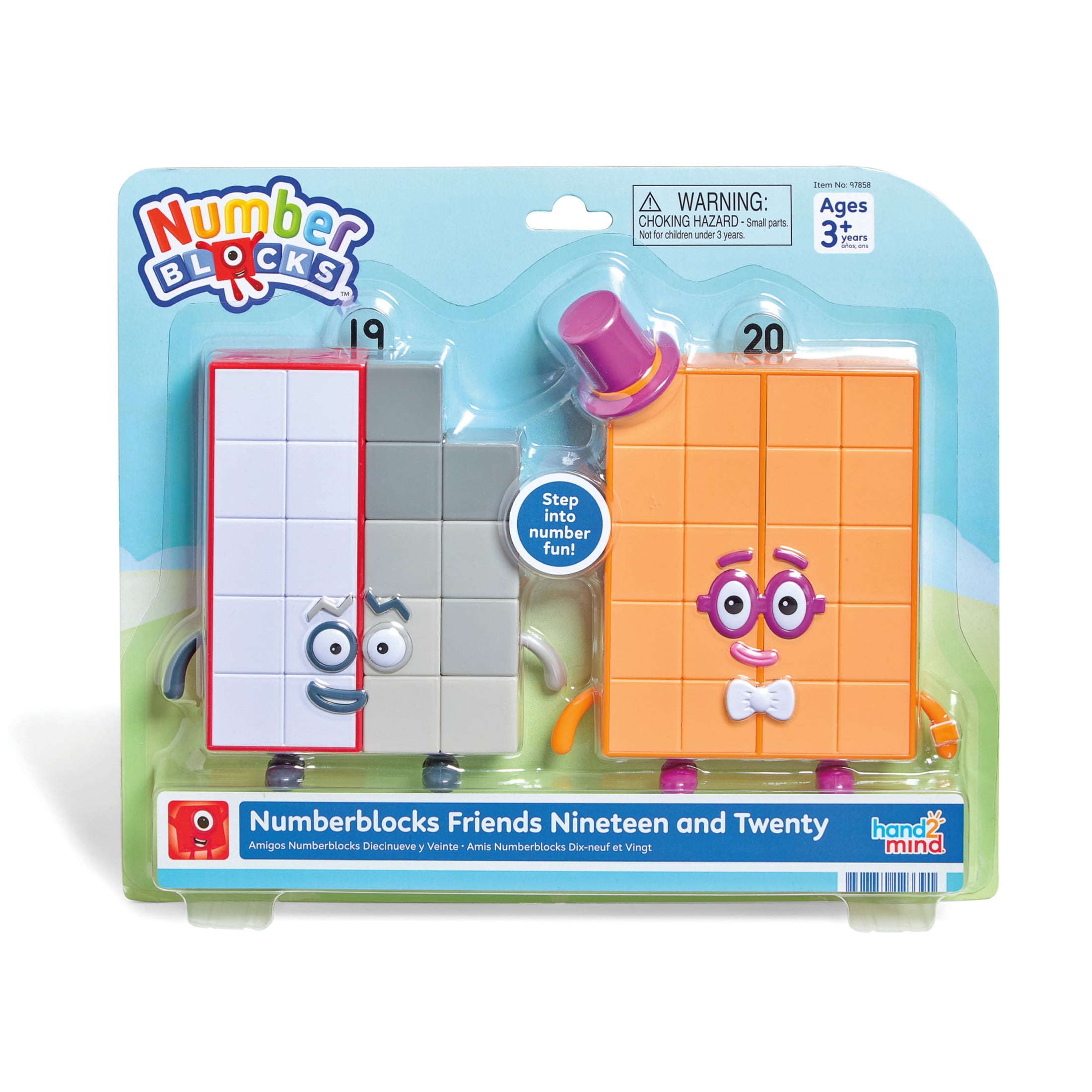 hand2mind Numberblocks Friends Nineteen and Twenty Figure pack, 3+